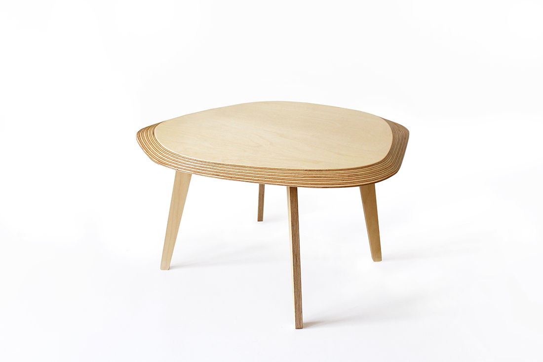 Table basse archipel, réalisé par le designer lillois Jean-Baptiste Ricatte