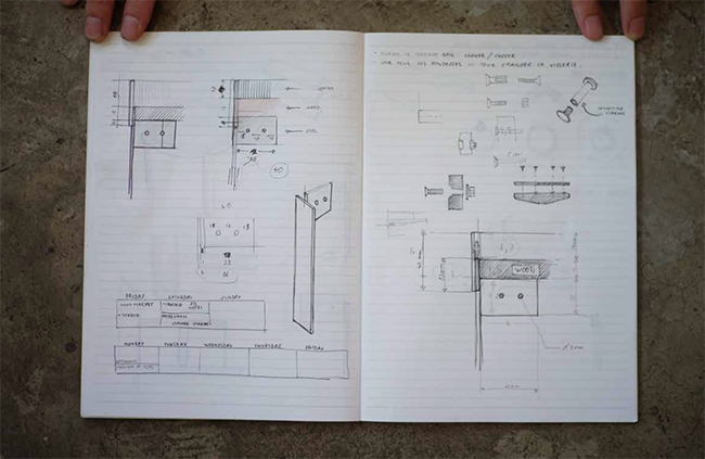 Croquis technique design