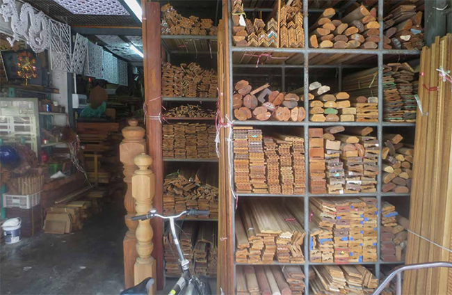 Wood market Bangkok